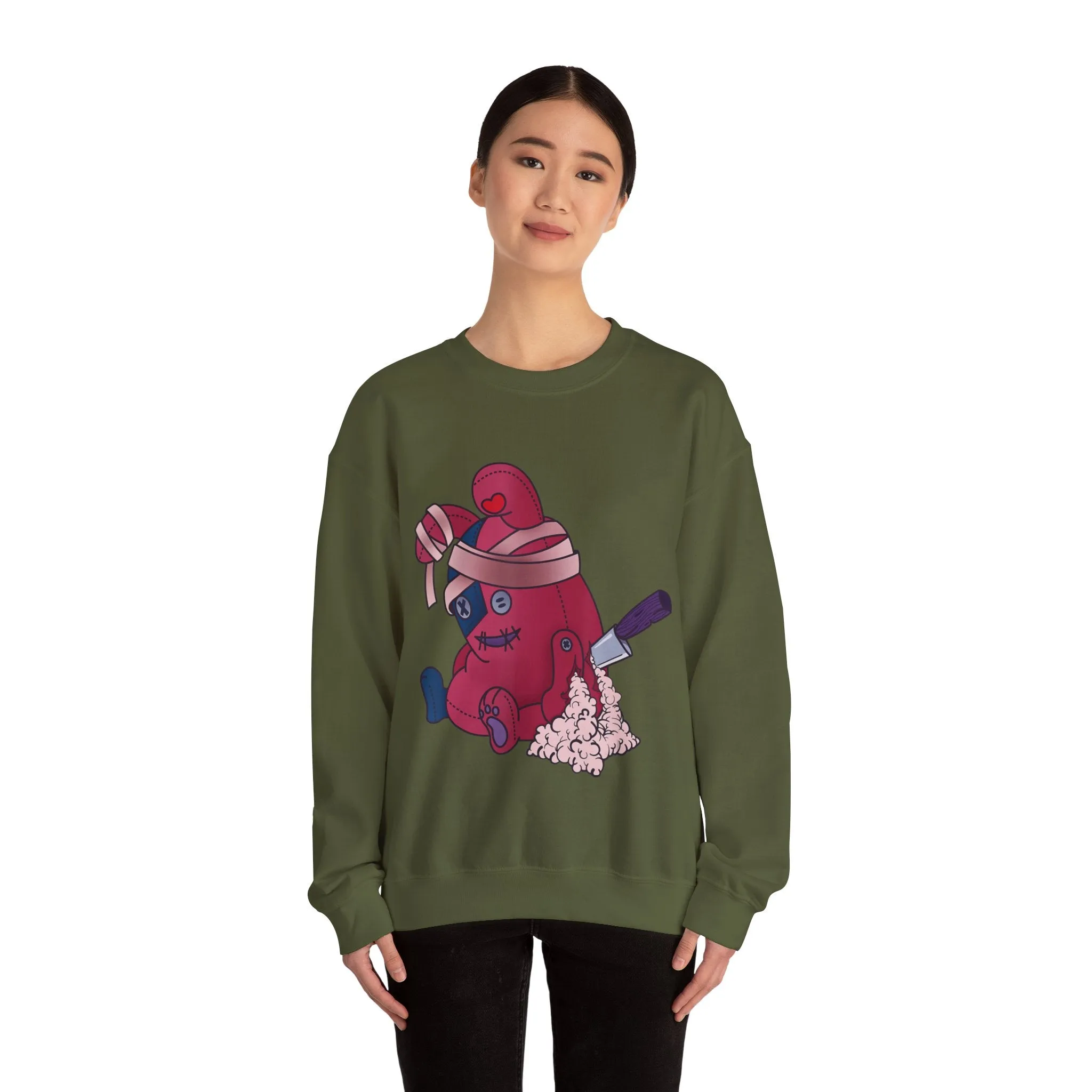 Stuffed Teddy Bear Sweatshirt