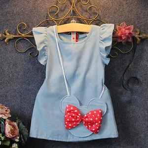 Summer Cotton Baby Girls Cartoon Dress