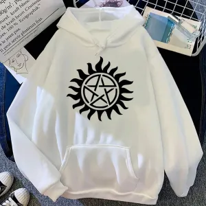 Supernatural Hoodies Women Y2k Aesthetic Fleece