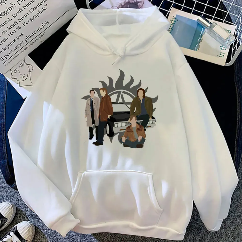 Supernatural Hoodies Women Y2k Aesthetic Fleece