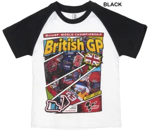 T-Shirt KIDS MotoGP Bike Monster Grand Prix Silverstone 2022 NEW BLACK 7-8