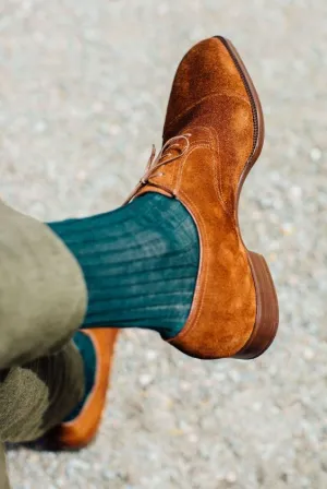 Tan Suede Oxford Shoes for Men - Handmade Fashion Footwear