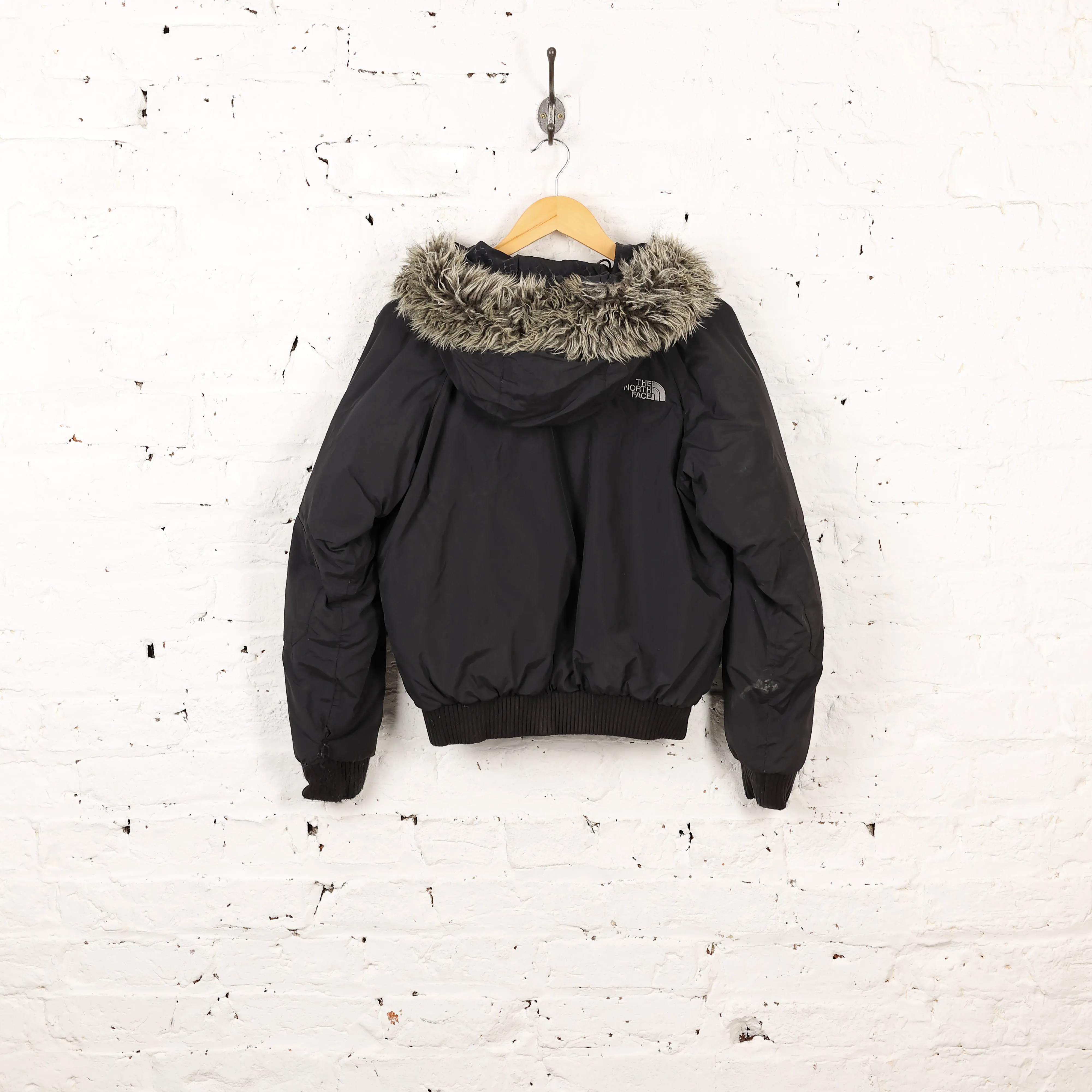 The North Face Cropped Hyvent Parka Jacket - Black - Womens M