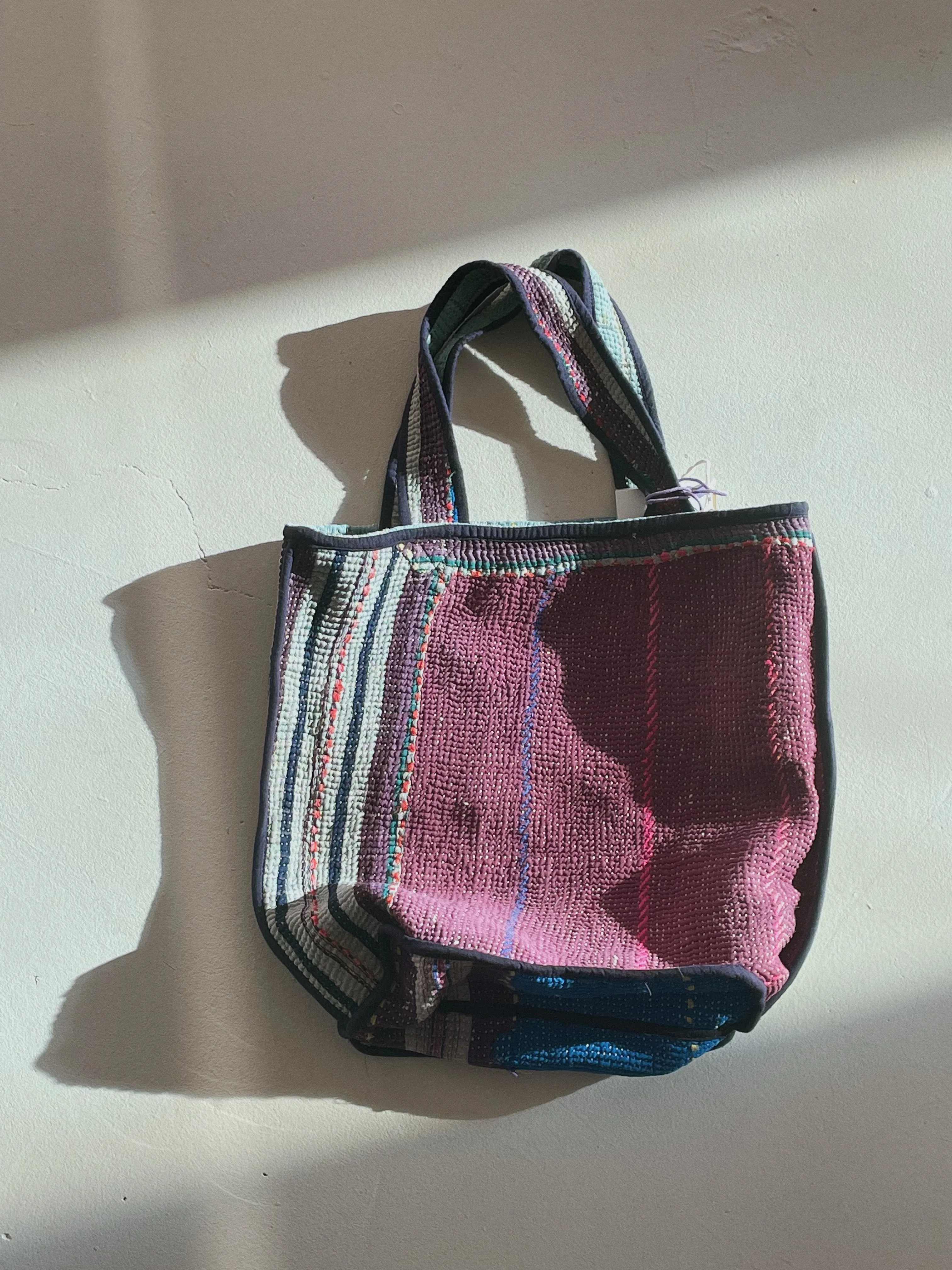 The Xoti Zero Waste Quilted Kantha Bag, Reversible - 005