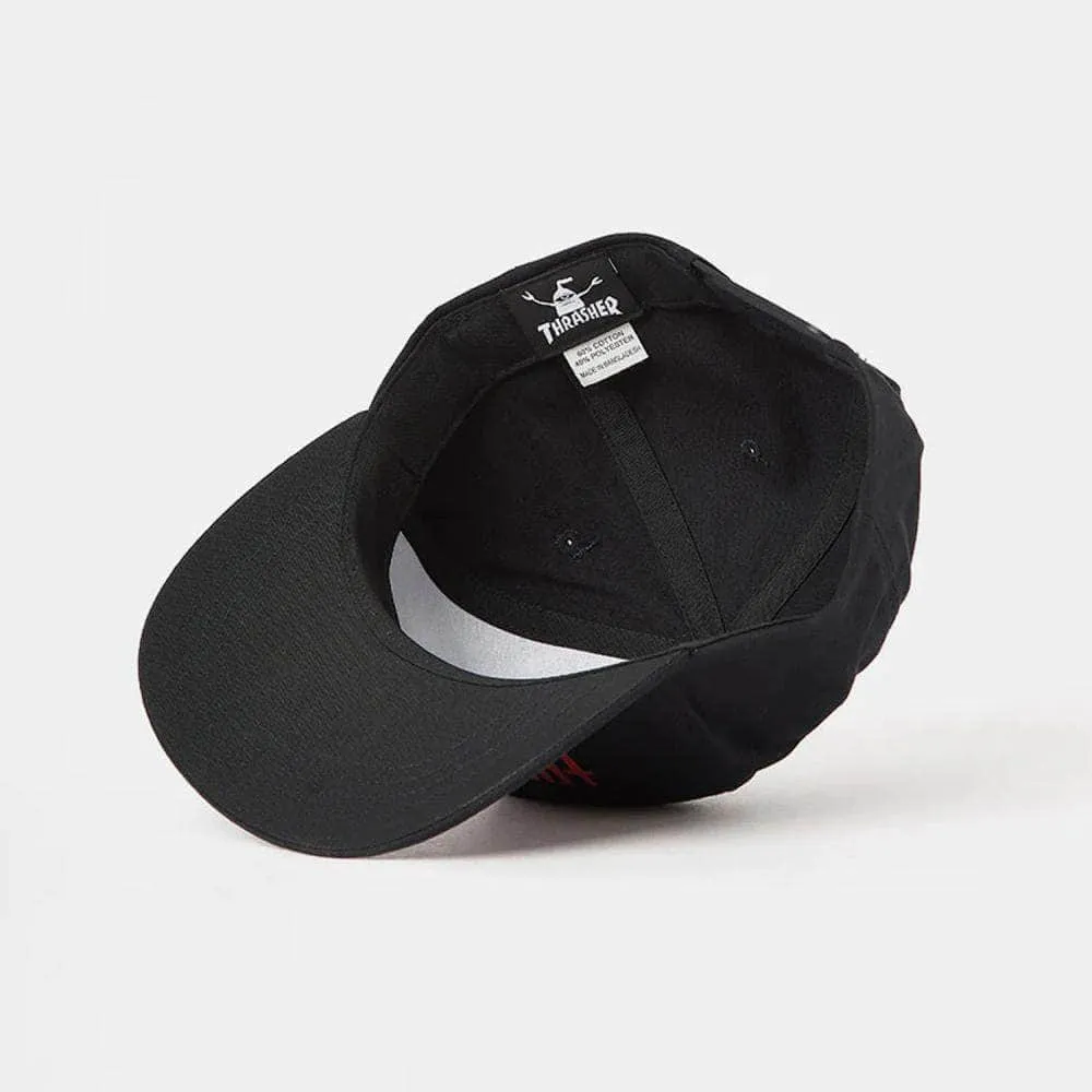 Thrasher x Toy Machine Scratch Cap Black