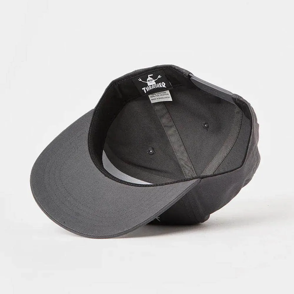 Thrasher x Toy Machine Scratch Cap Charcoal