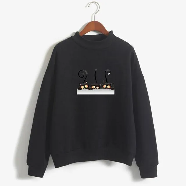 Three Cats Sweatshirt