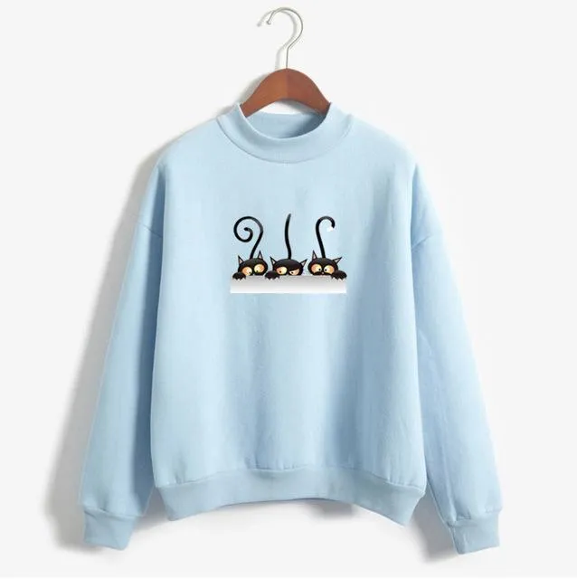 Three Cats Sweatshirt