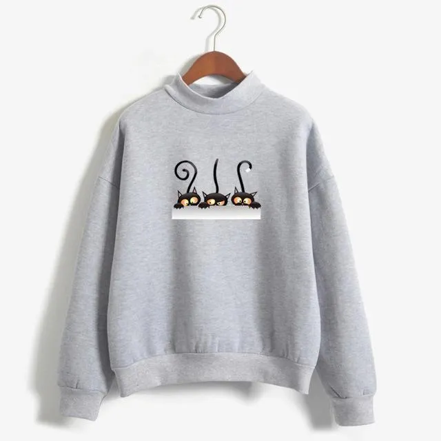 Three Cats Sweatshirt