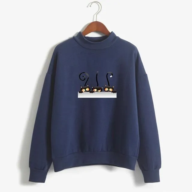 Three Cats Sweatshirt