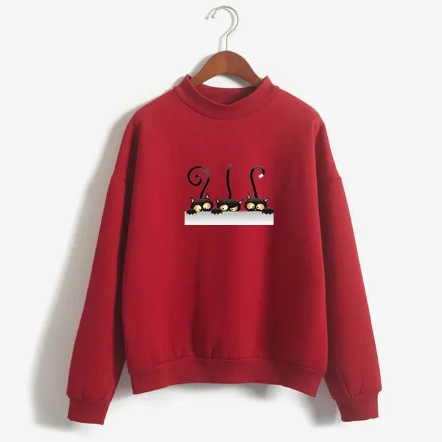 Three Cats Sweatshirt