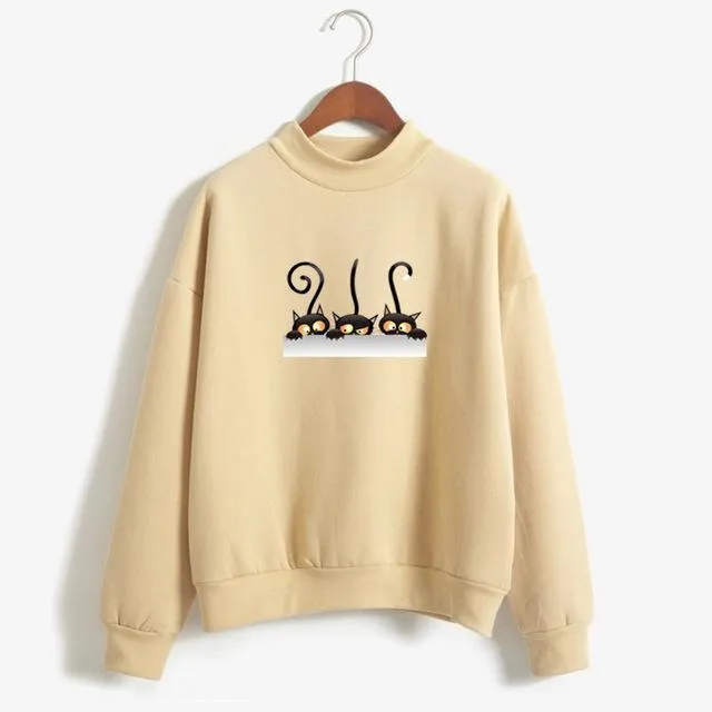 Three Cats Sweatshirt