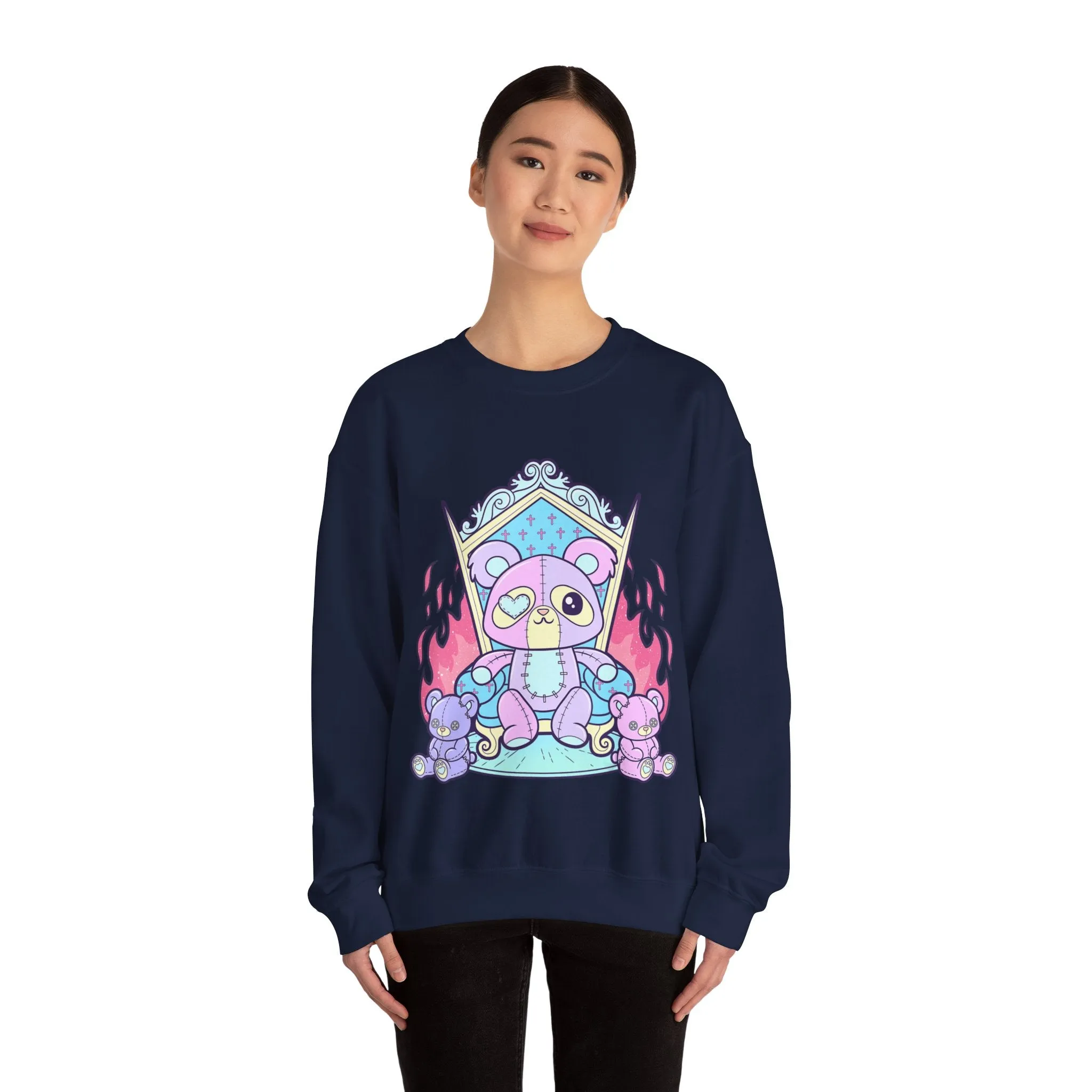 Throne Teddy Bear Sweatshirt