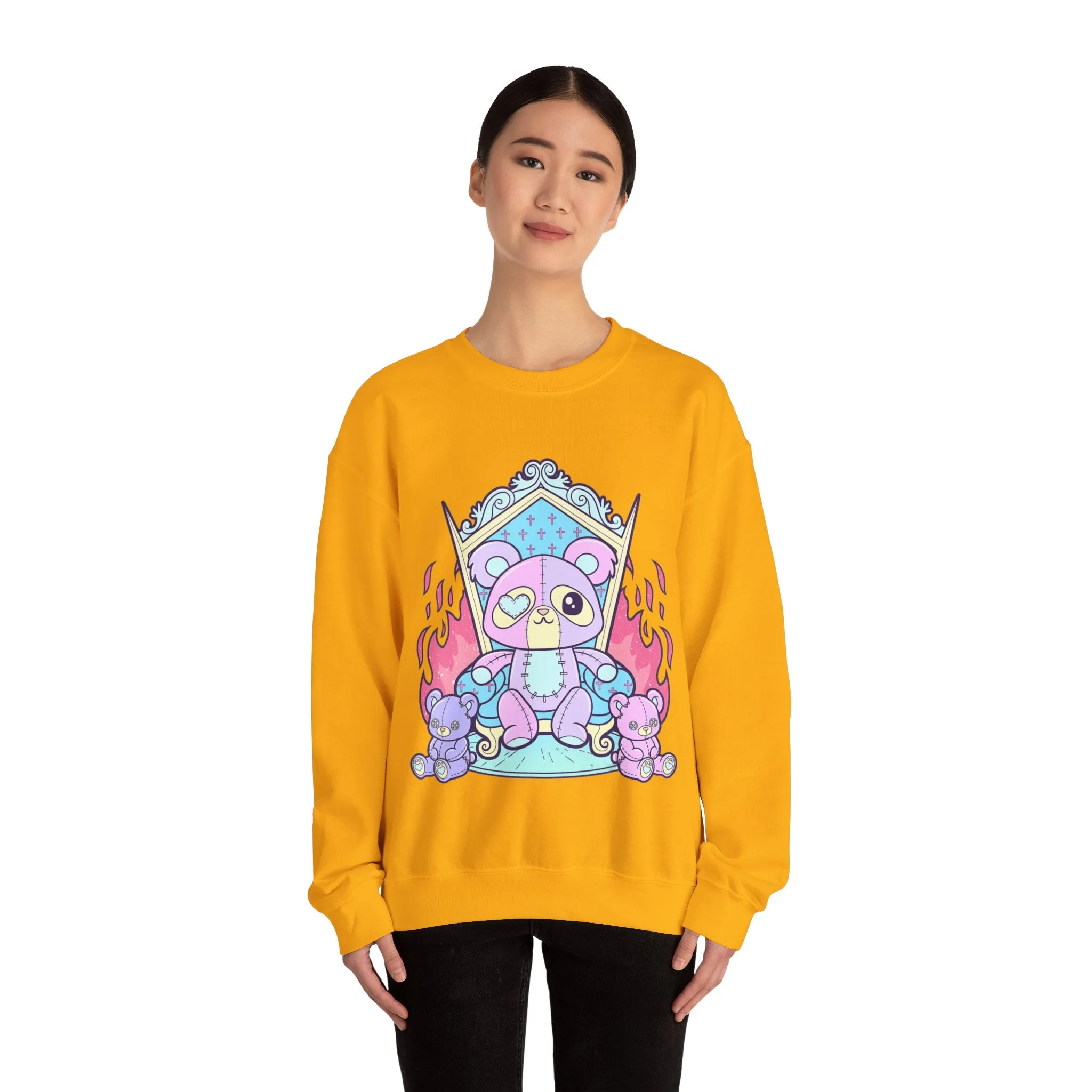 Throne Teddy Bear Sweatshirt