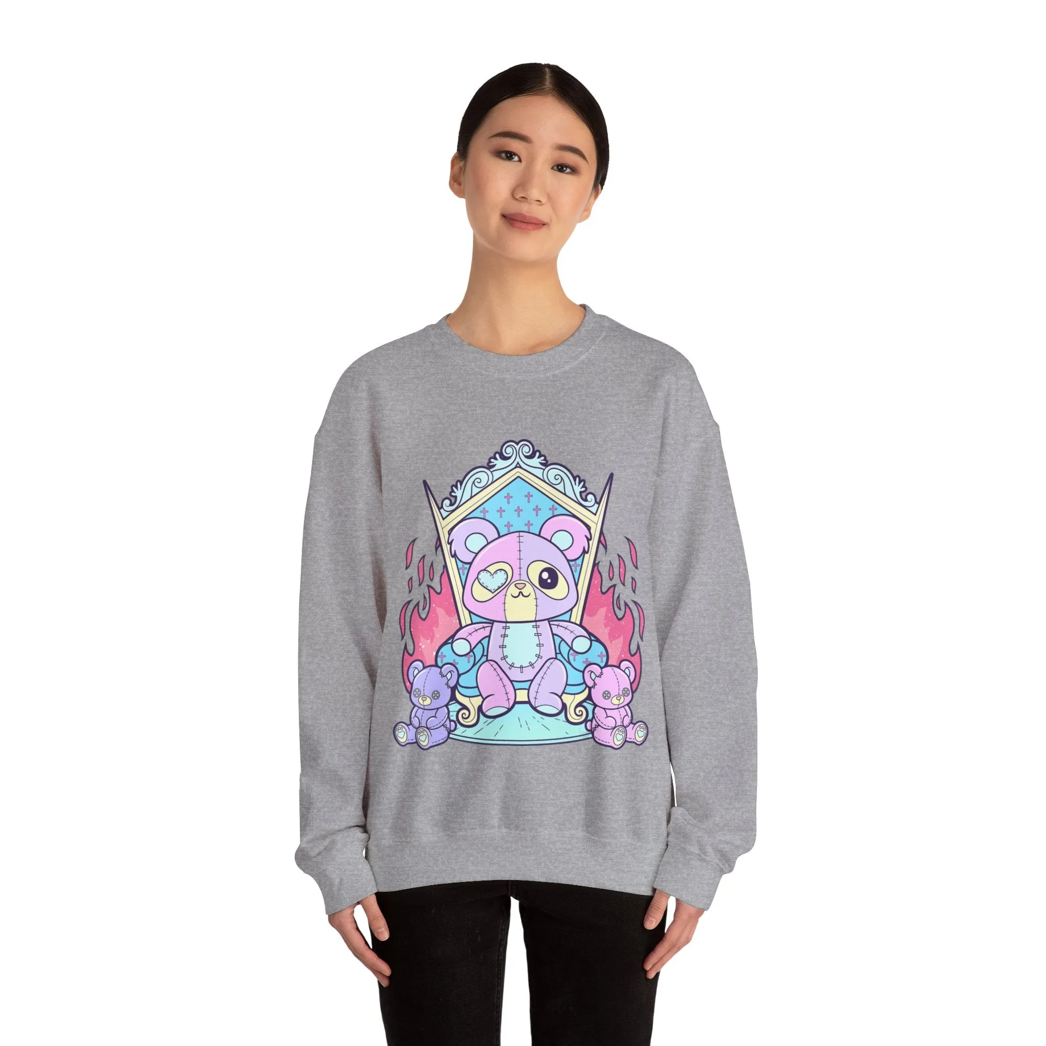 Throne Teddy Bear Sweatshirt