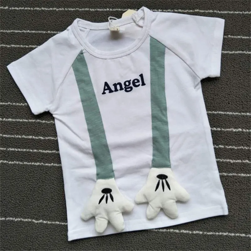 Toddler Boys Clothes Children Clothing Cartoon Summer Clothing Top Pant 2Pcs  Cute Kids Casual Boys Sport Suits Outfit 1-2-3-4Y