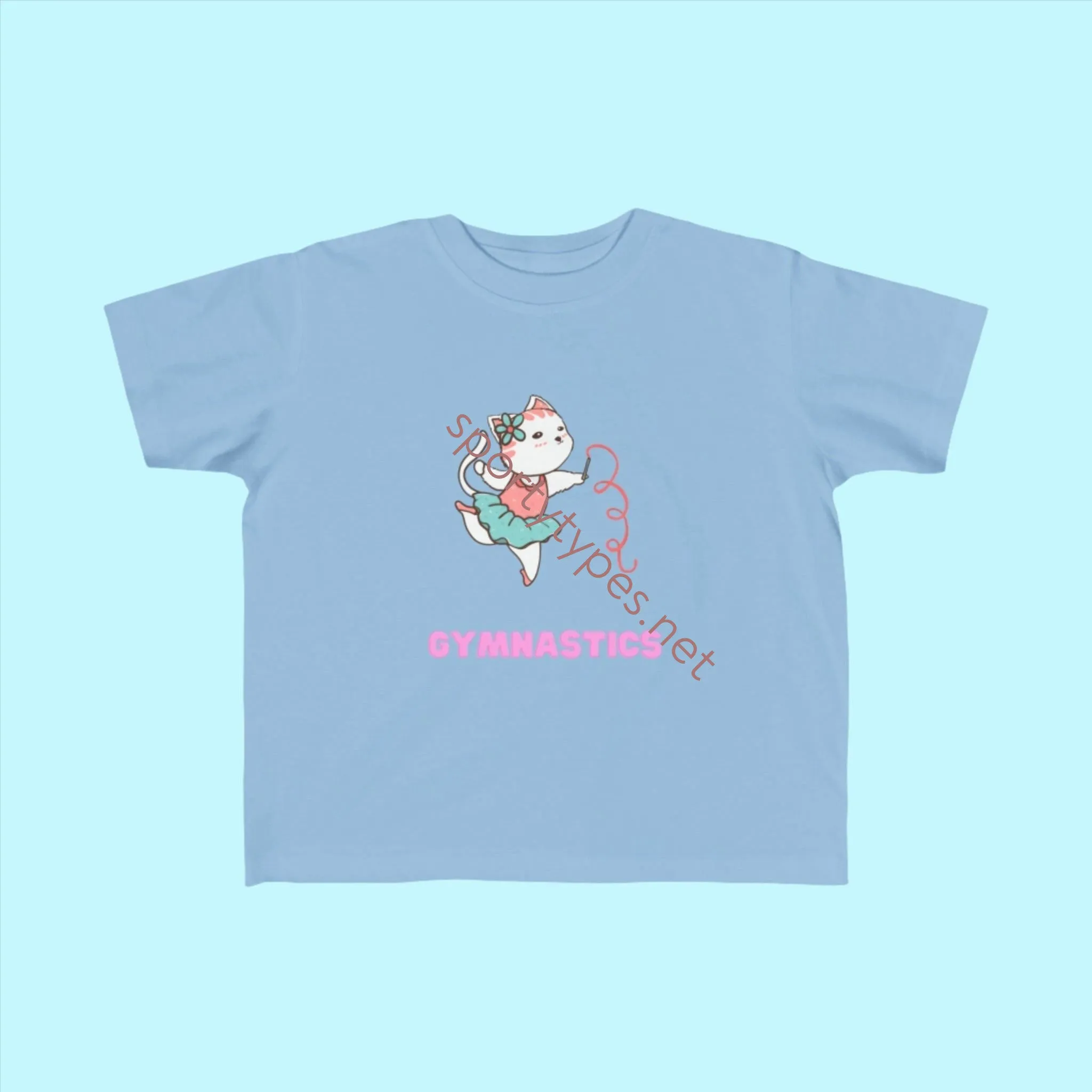 Toddler Gymnastics Fan Jersey T-Shirt