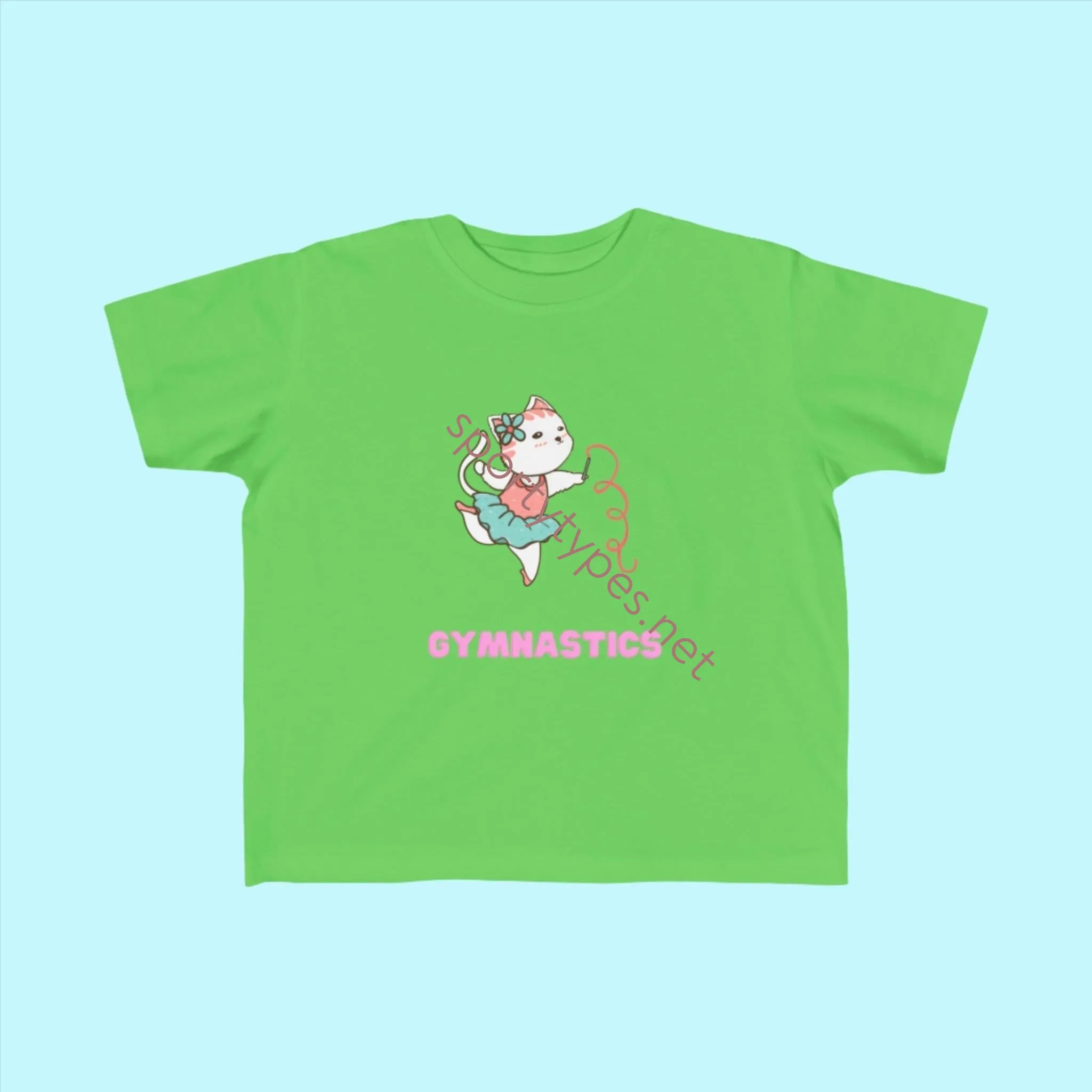 Toddler Gymnastics Fan Jersey T-Shirt