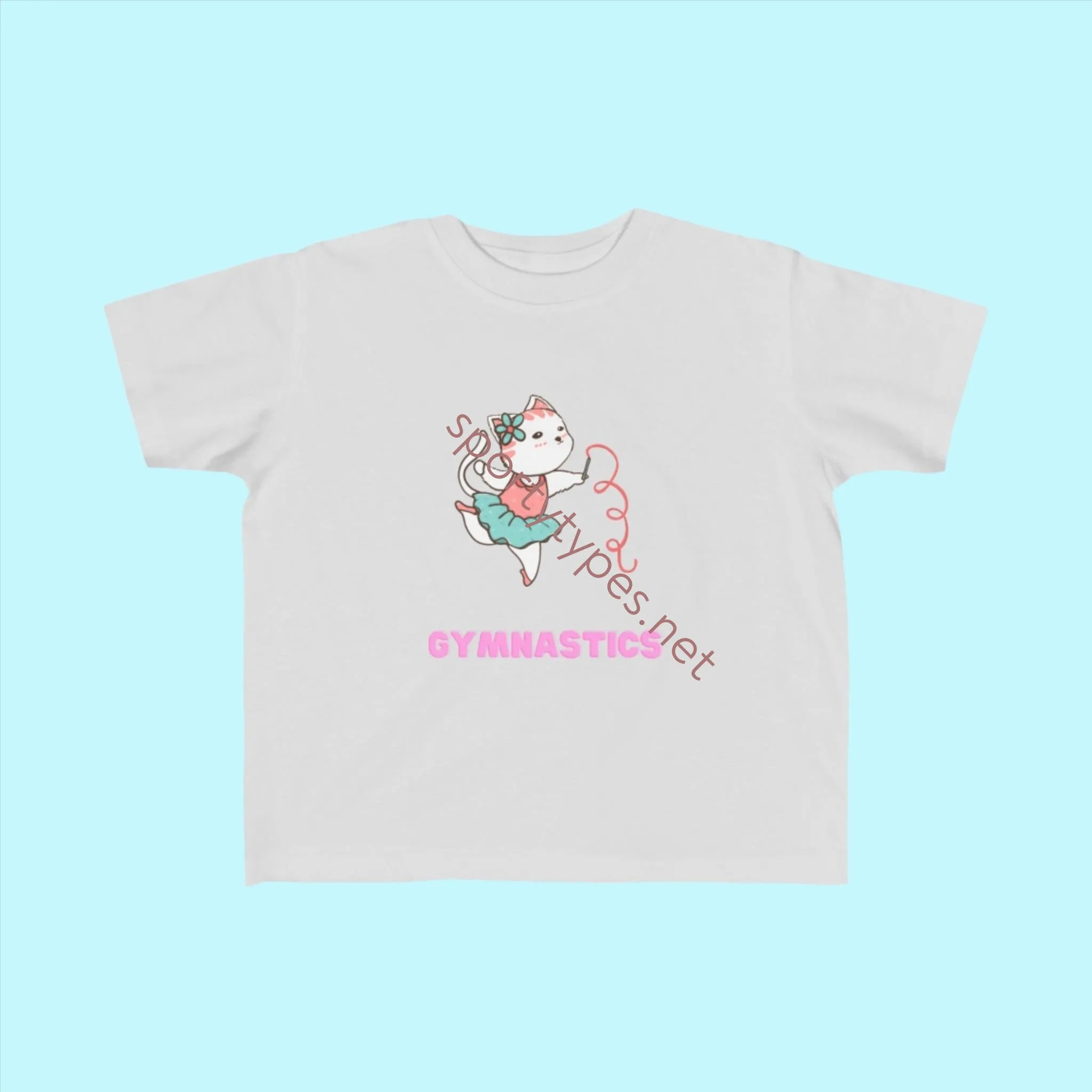 Toddler Gymnastics Fan Jersey T-Shirt