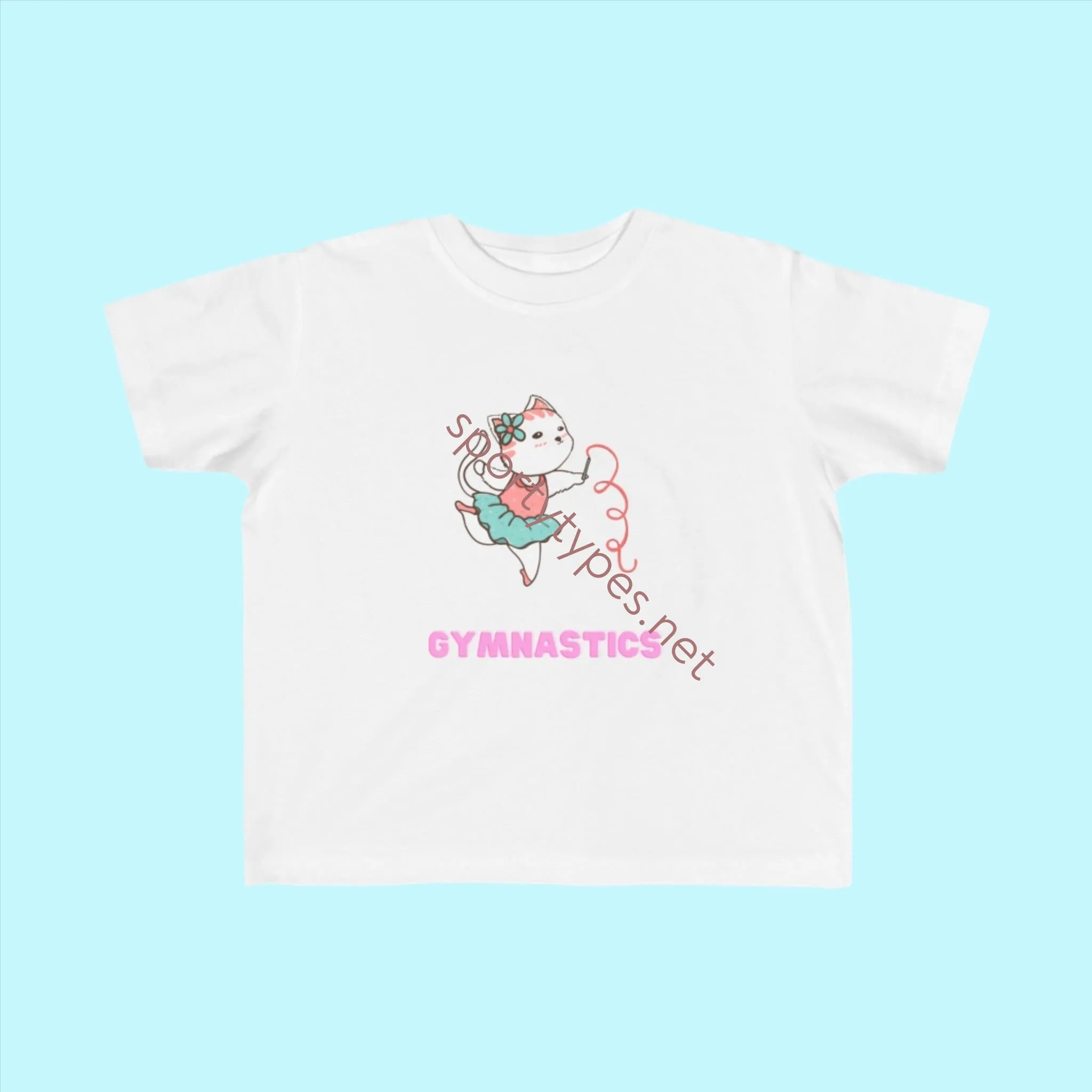 Toddler Gymnastics Fan Jersey T-Shirt