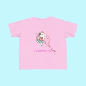 Toddler Gymnastics Fan Jersey T-Shirt