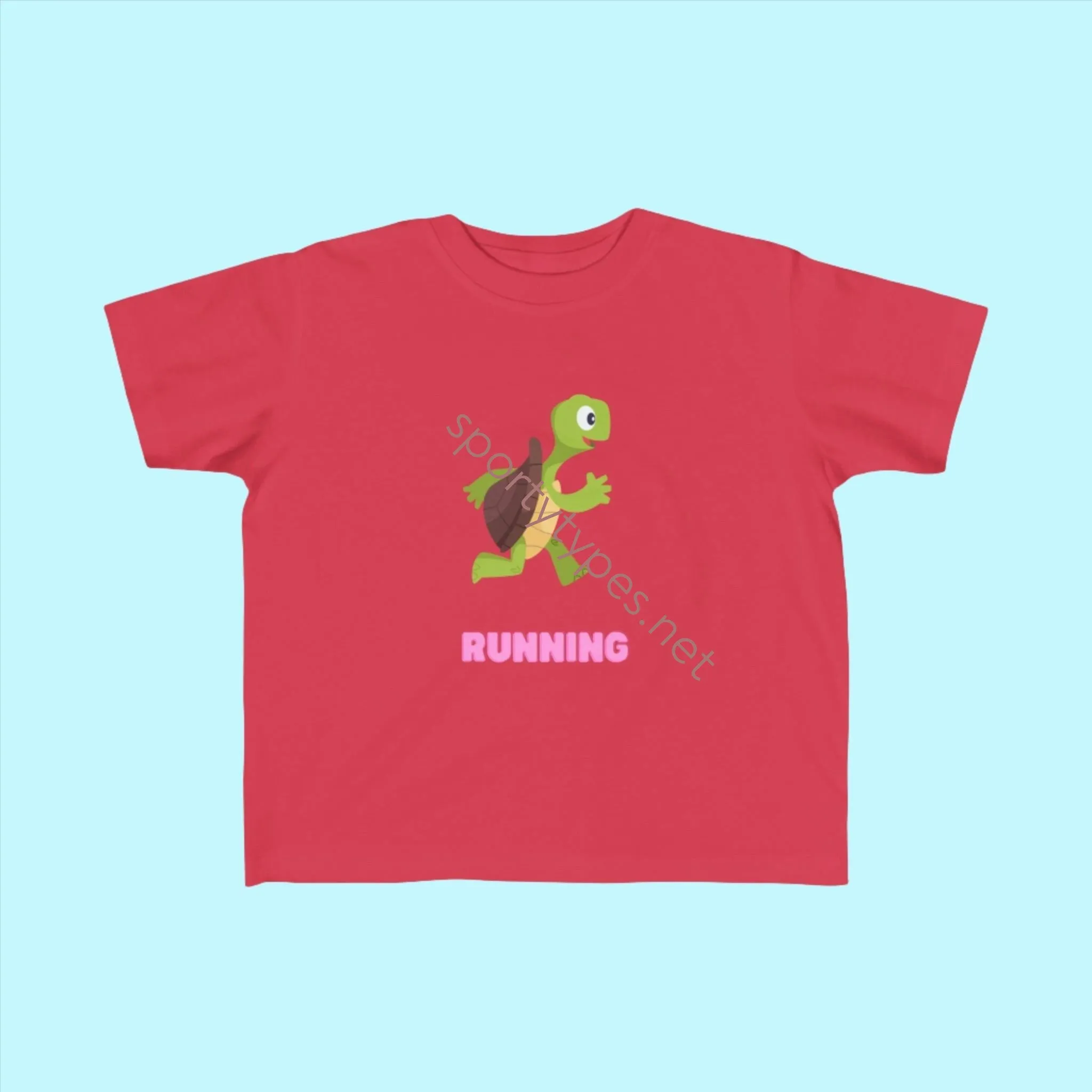 Toddler Running Fan Jersey T-Shirt