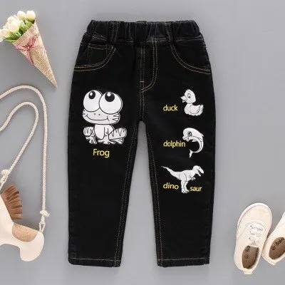 Toddler's Casual Elastic Waist Jeans