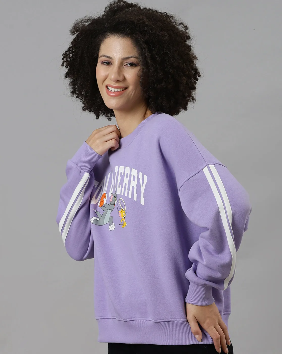 Tom & Jerry Oversized Sweatshirt Women