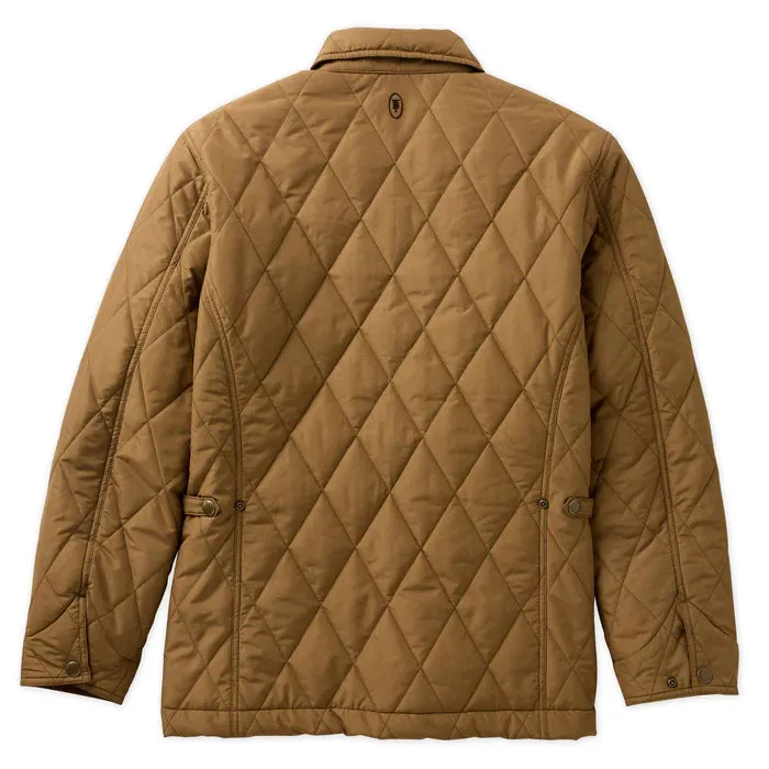 TOM BECKBE QUILTED JACKET - TOBACCO