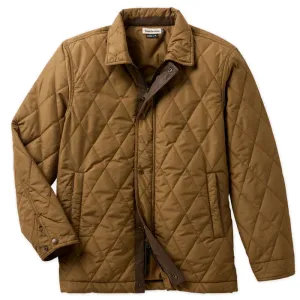 TOM BECKBE QUILTED JACKET - TOBACCO