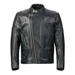 Triumph Braddan Asymmetric Leather Jacket Black