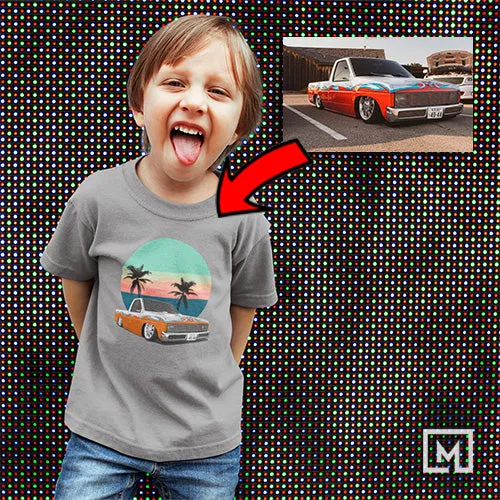 Trucks | Custom Print for Kids | Unisex T-shirt