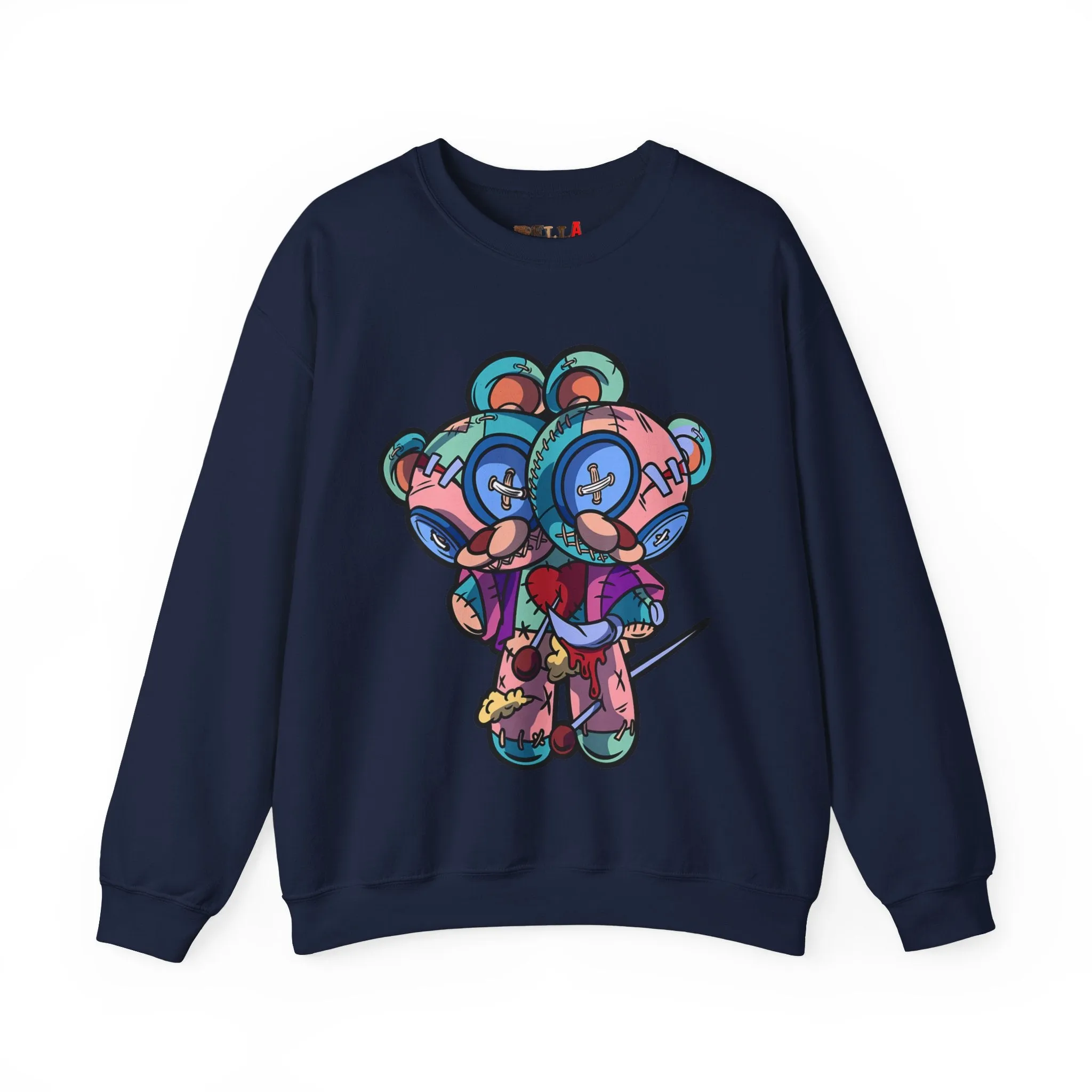 Twin Heads Teddy Bear Sweatshirt