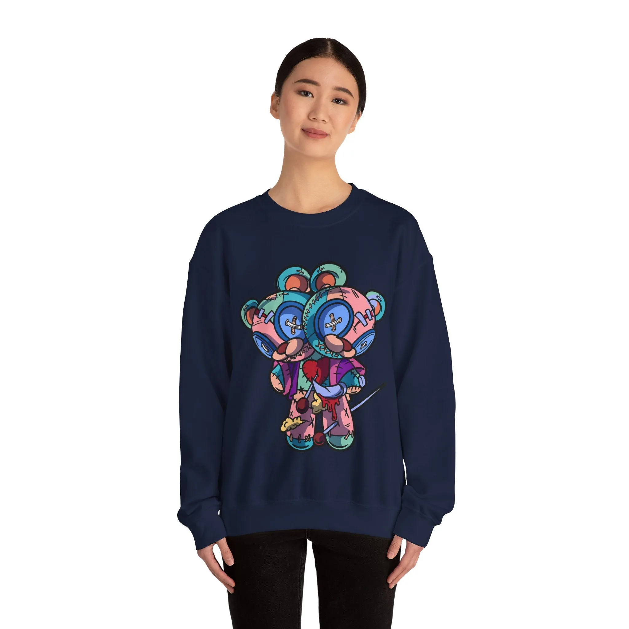 Twin Heads Teddy Bear Sweatshirt