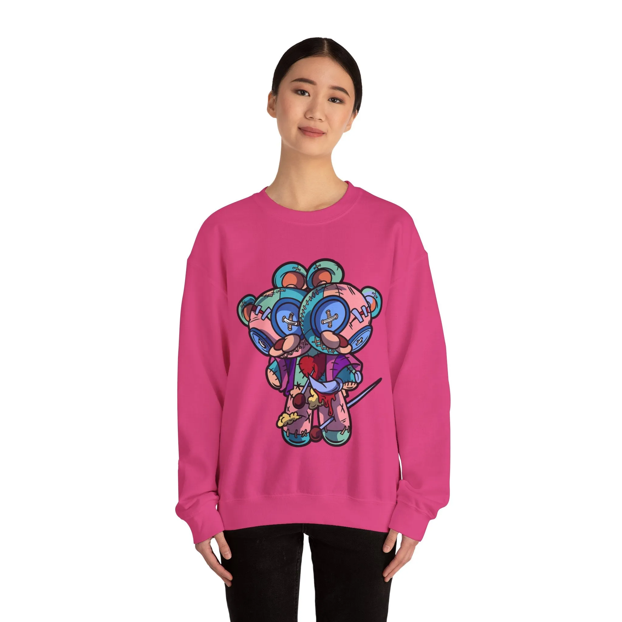 Twin Heads Teddy Bear Sweatshirt