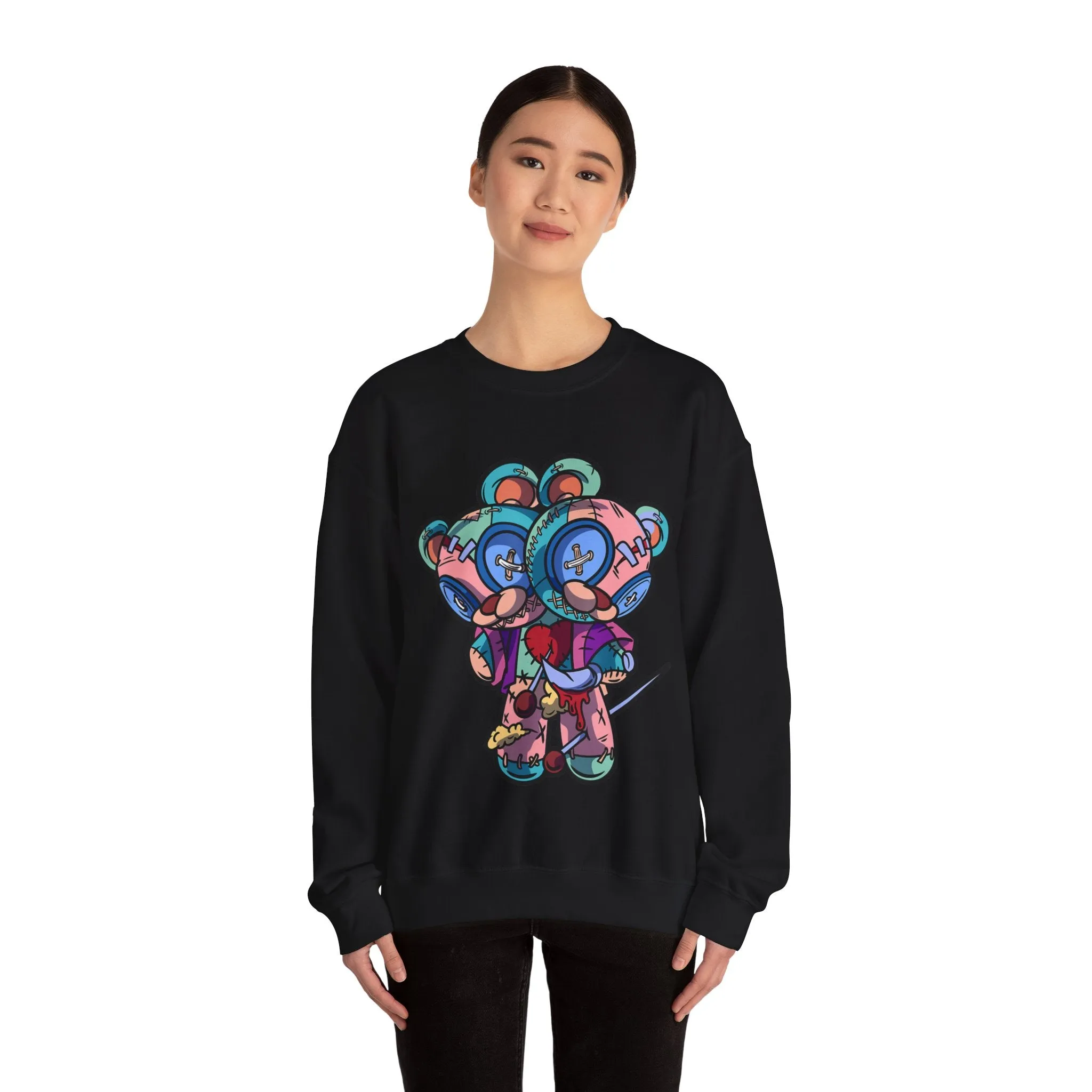 Twin Heads Teddy Bear Sweatshirt