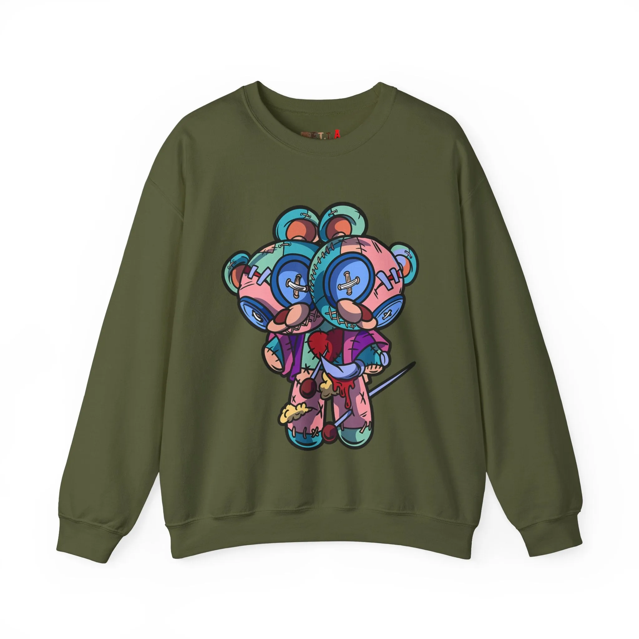 Twin Heads Teddy Bear Sweatshirt