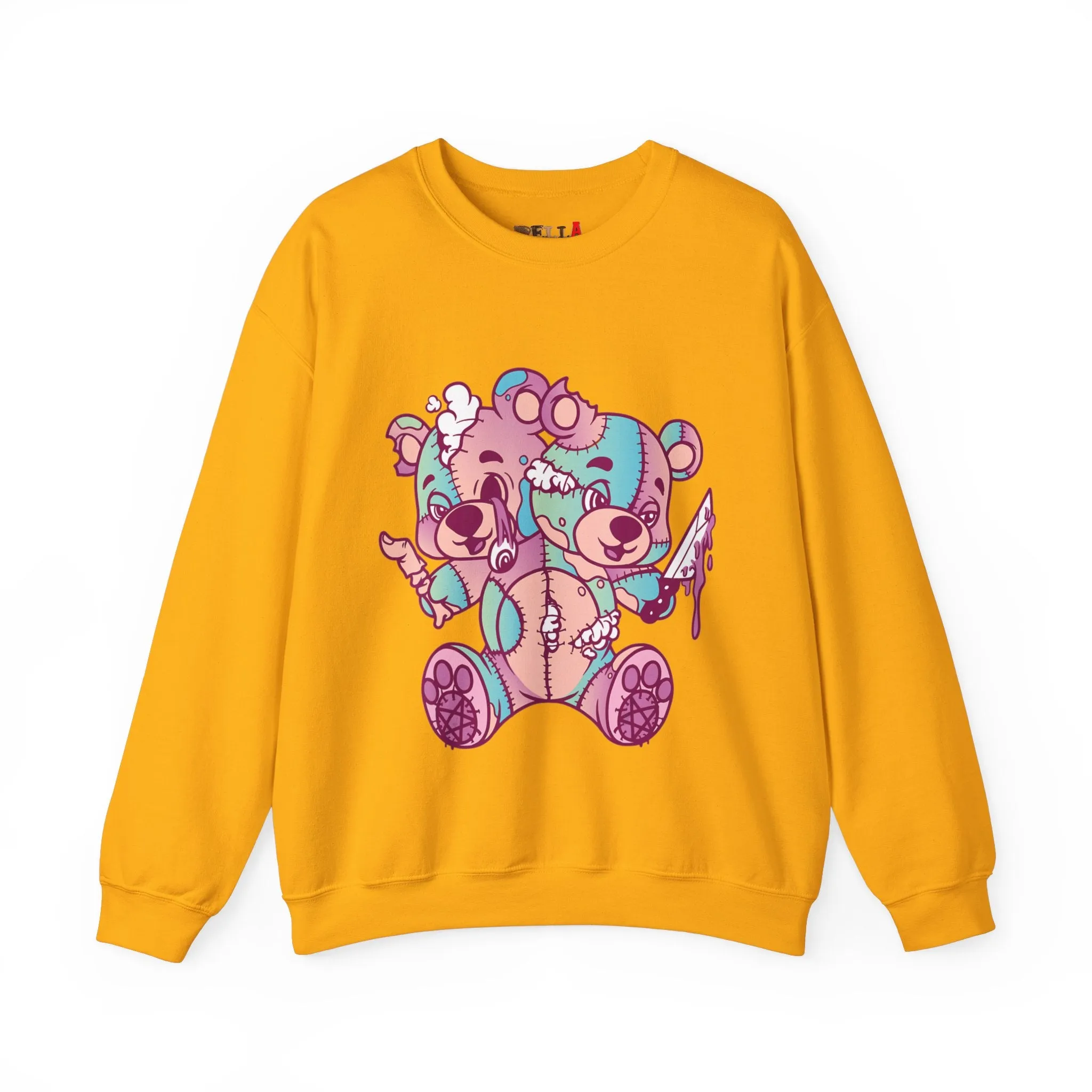 Two Headed Teddy Bear Sweatshirt