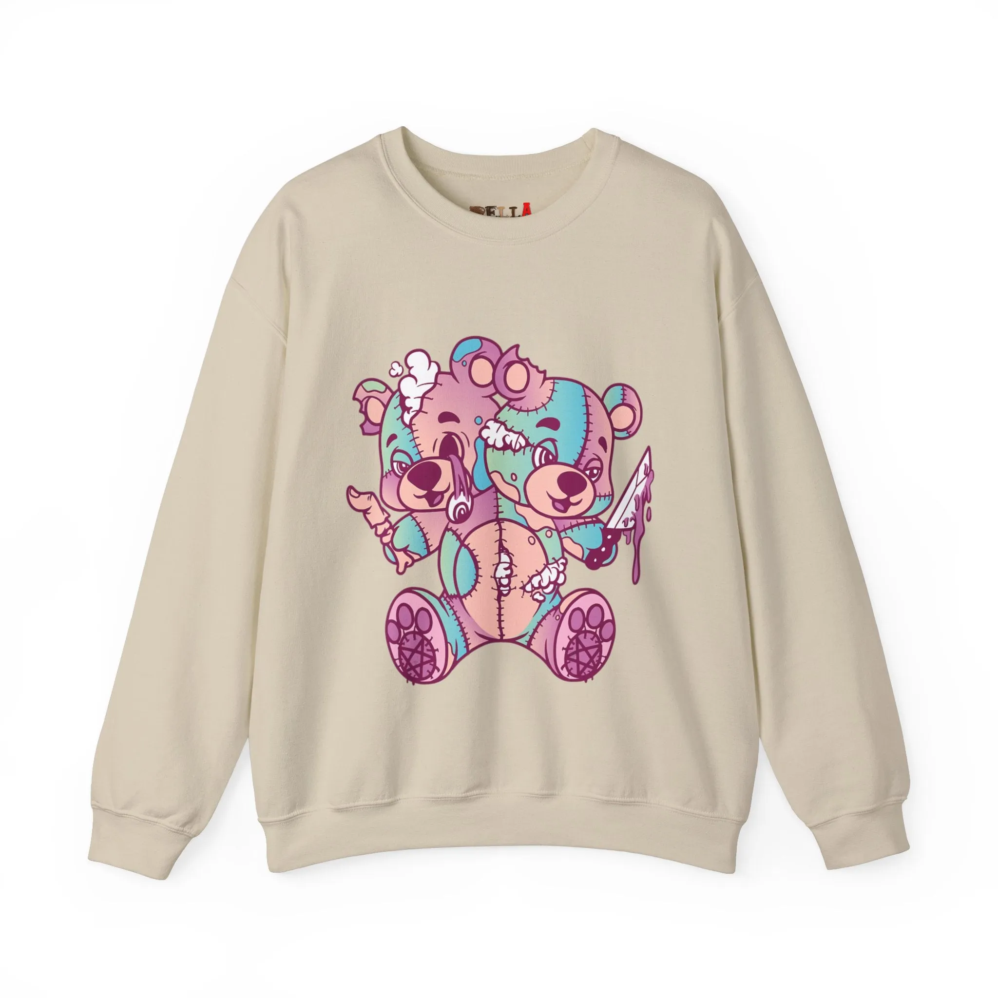 Two Headed Teddy Bear Sweatshirt
