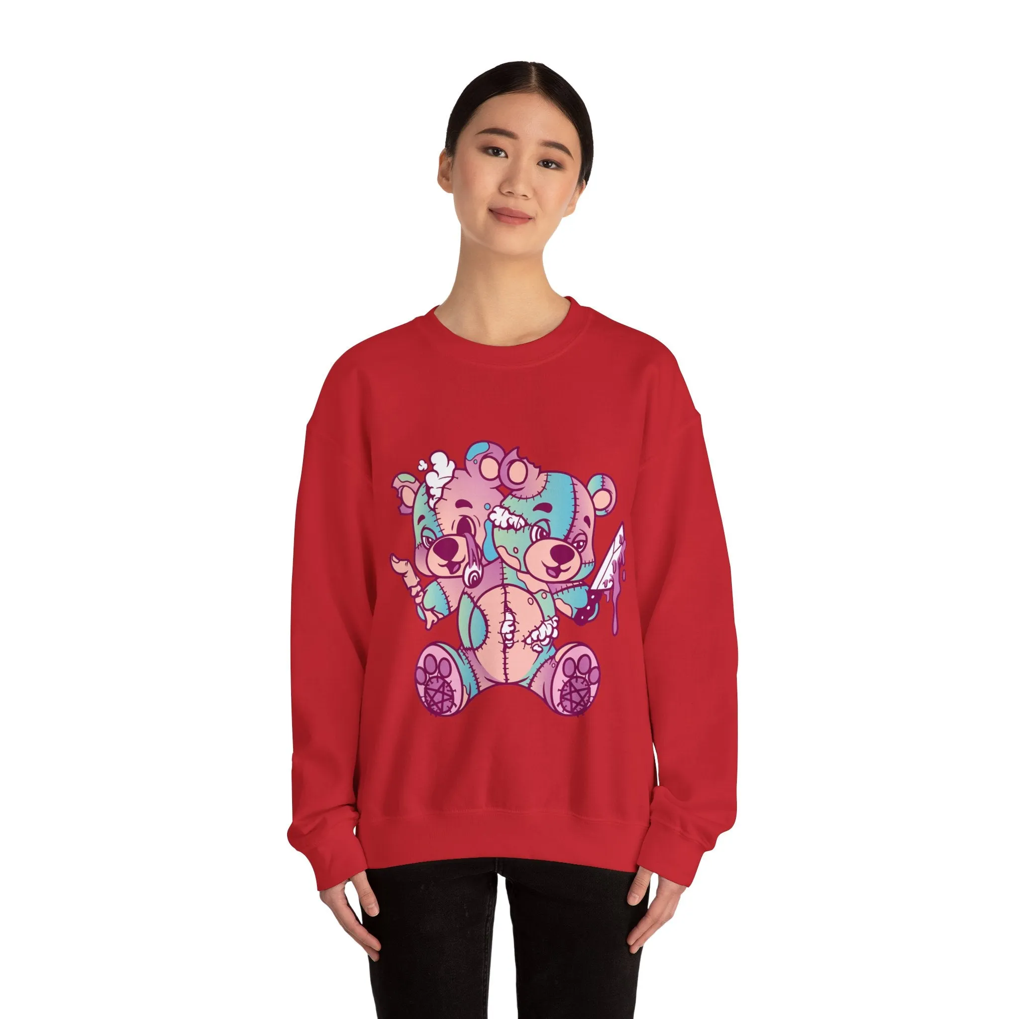Two Headed Teddy Bear Sweatshirt