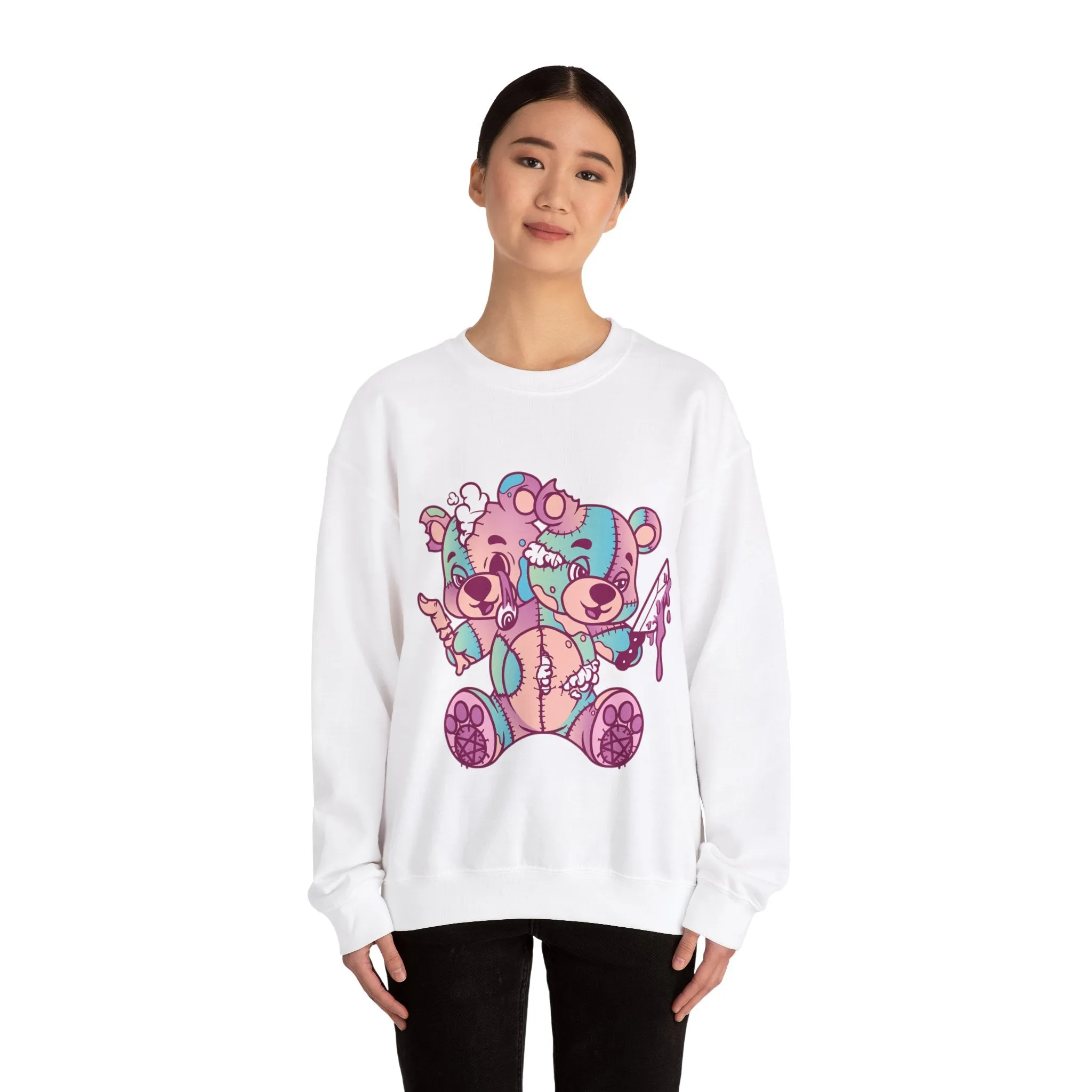 Two Headed Teddy Bear Sweatshirt