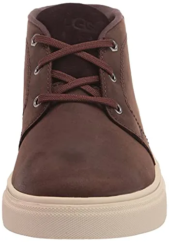 UGG Men's BAYSIDER Chukka Weather Sneaker, Grizzly Leather, 11