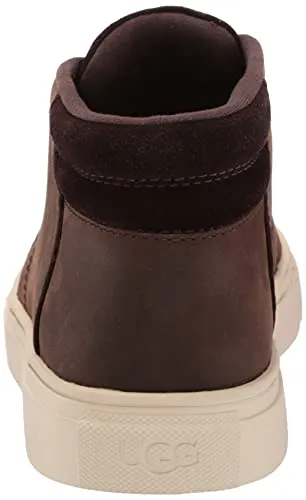 UGG Men's BAYSIDER Chukka Weather Sneaker, Grizzly Leather, 11