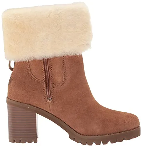 UGG Women's Lupine Fashion Boot, Chestnut Suede, 8