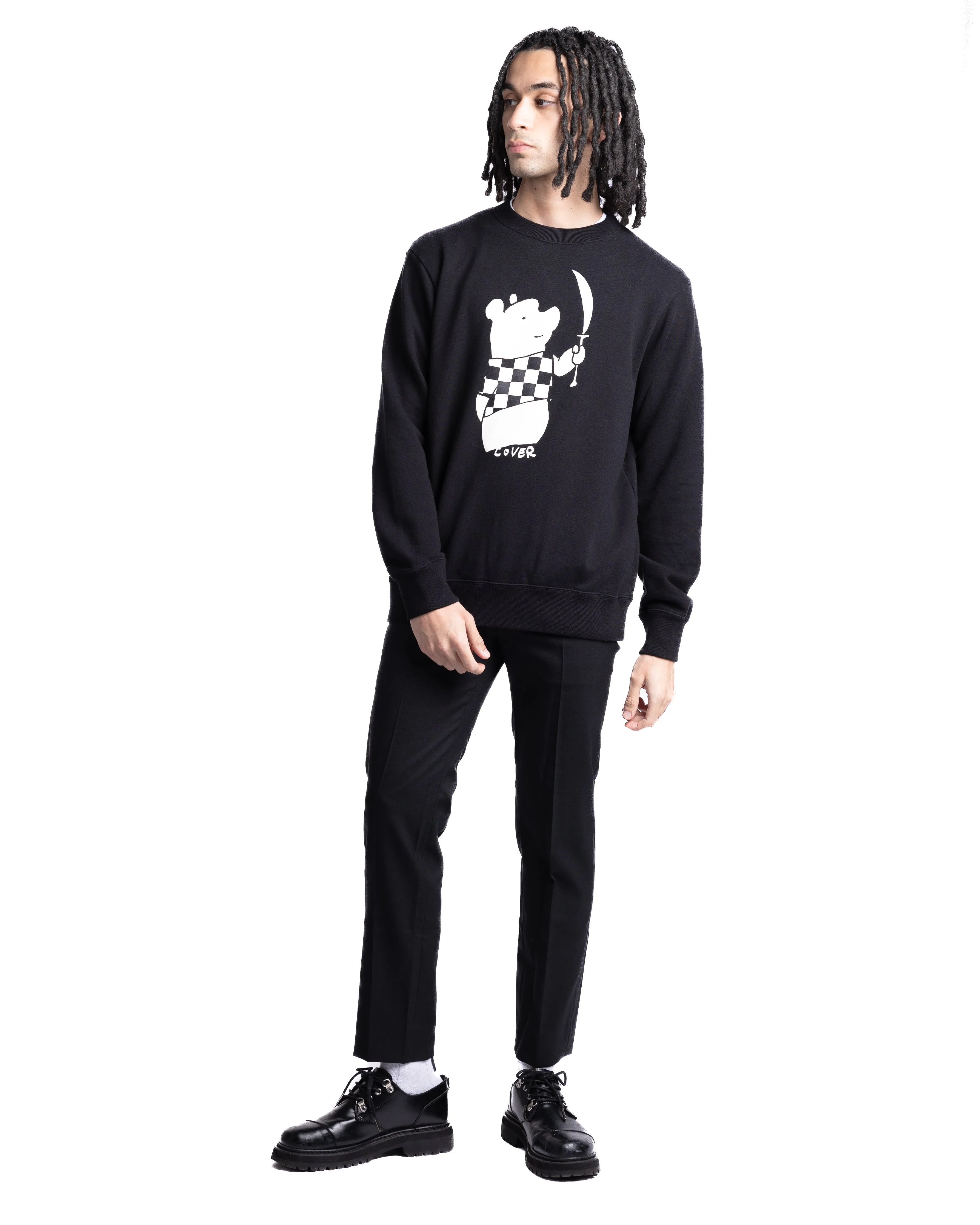 Undercover UC1C4891-2 Bear Graphic Crewneck Black