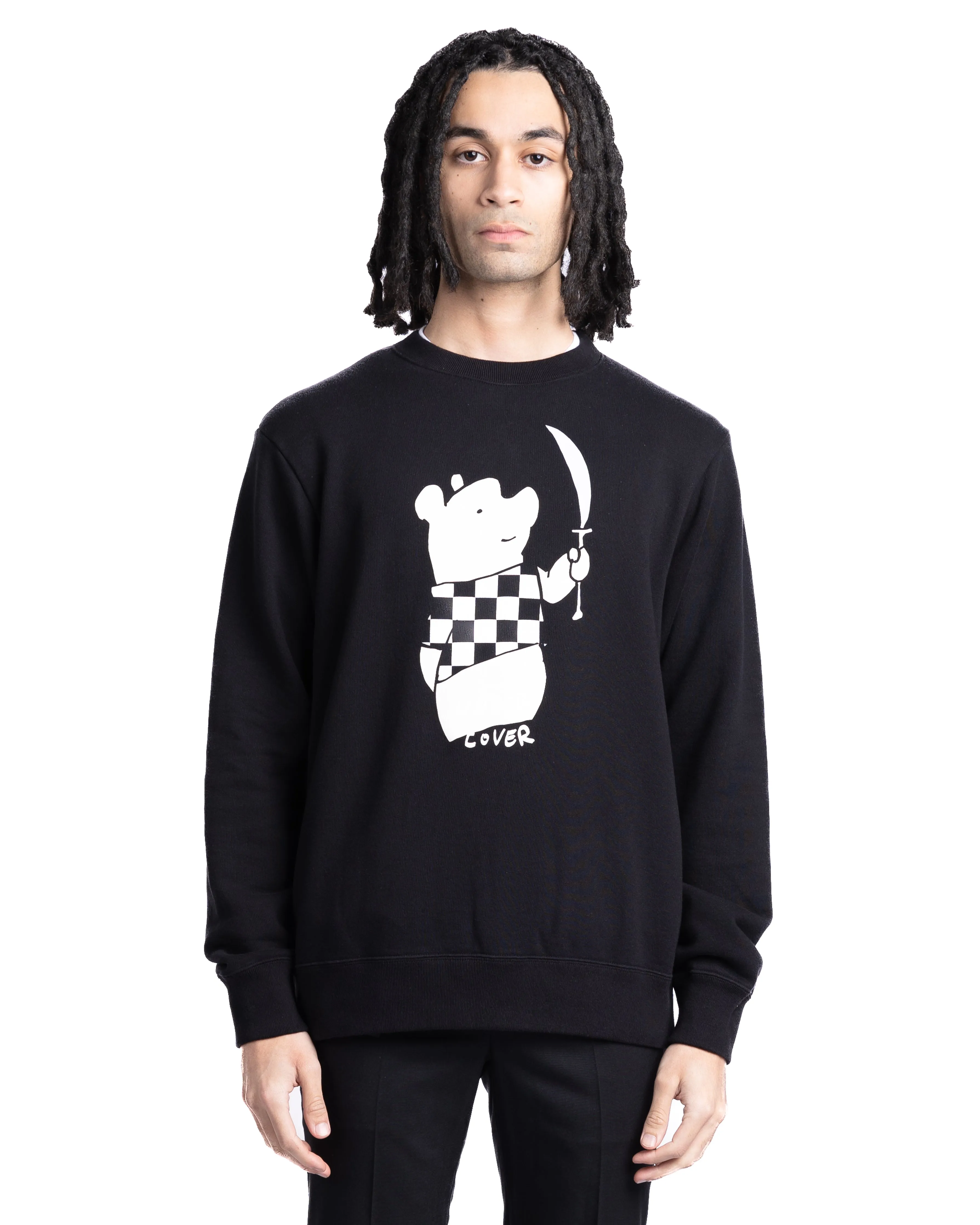 Undercover UC1C4891-2 Bear Graphic Crewneck Black