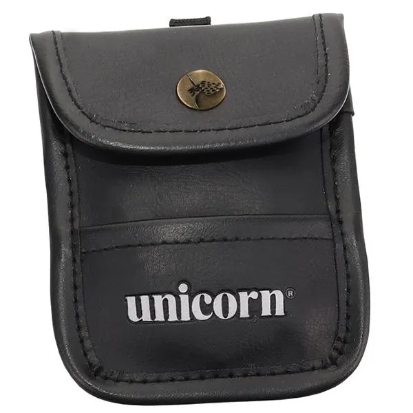 Unicorn Accessory Pouch Black PU Leather