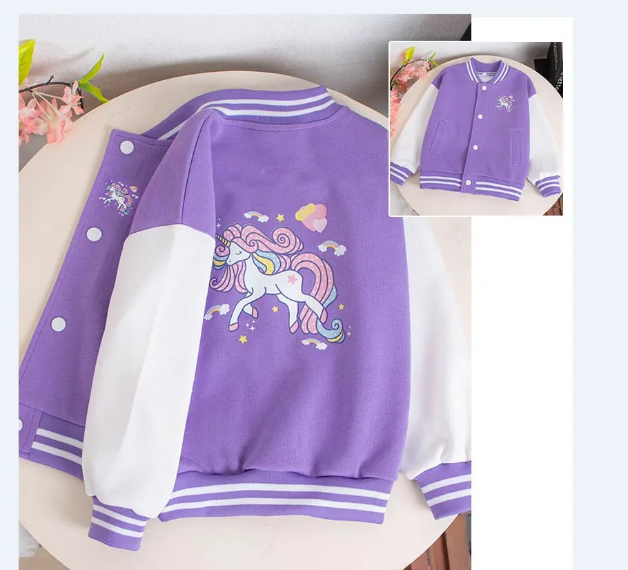 Unicorn Sports Jacket For Girls
