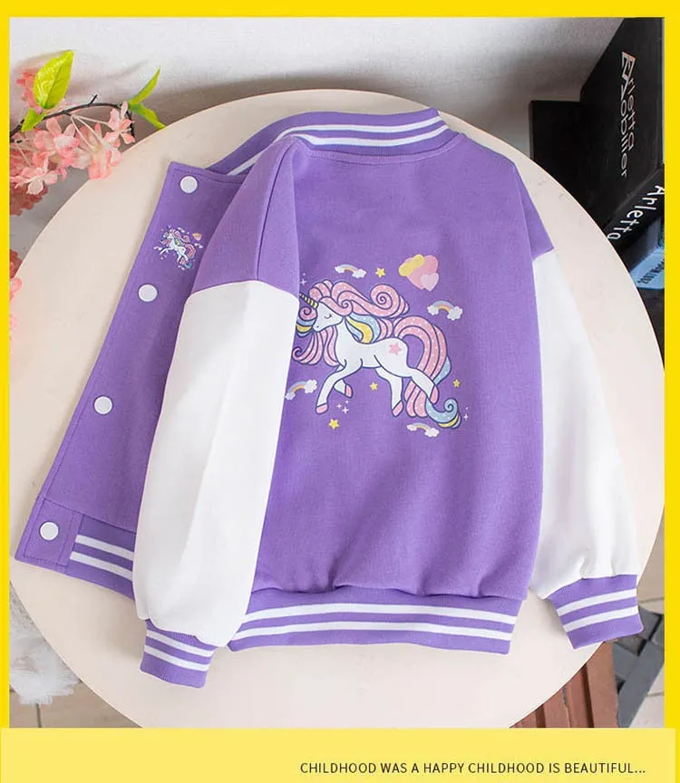 Unicorn Sports Jacket For Girls