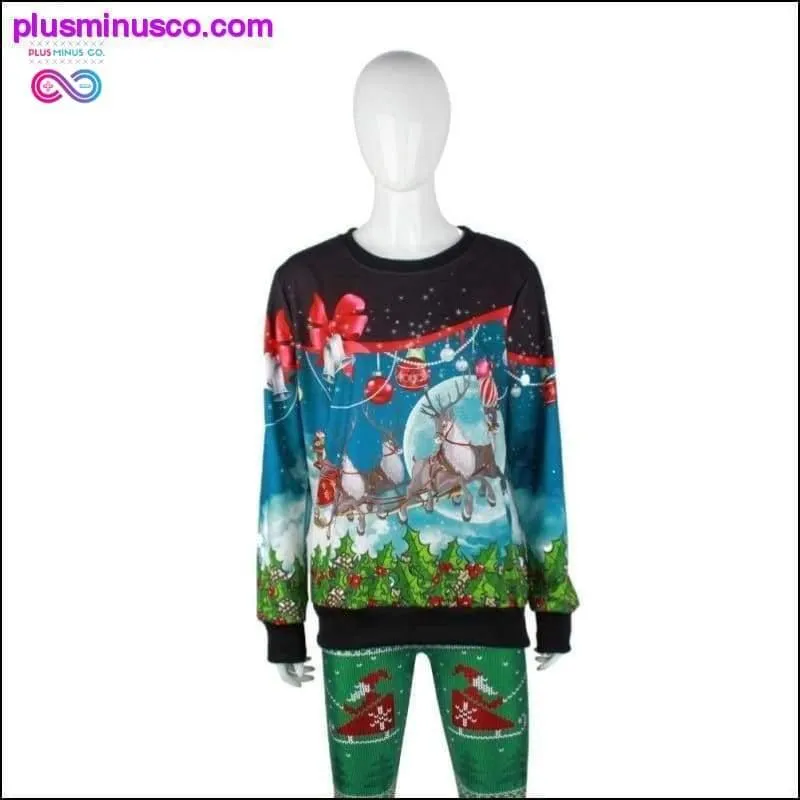 Unisex Men Women UGLY CHRISTMAS SWEATER Vacation Santa Funny